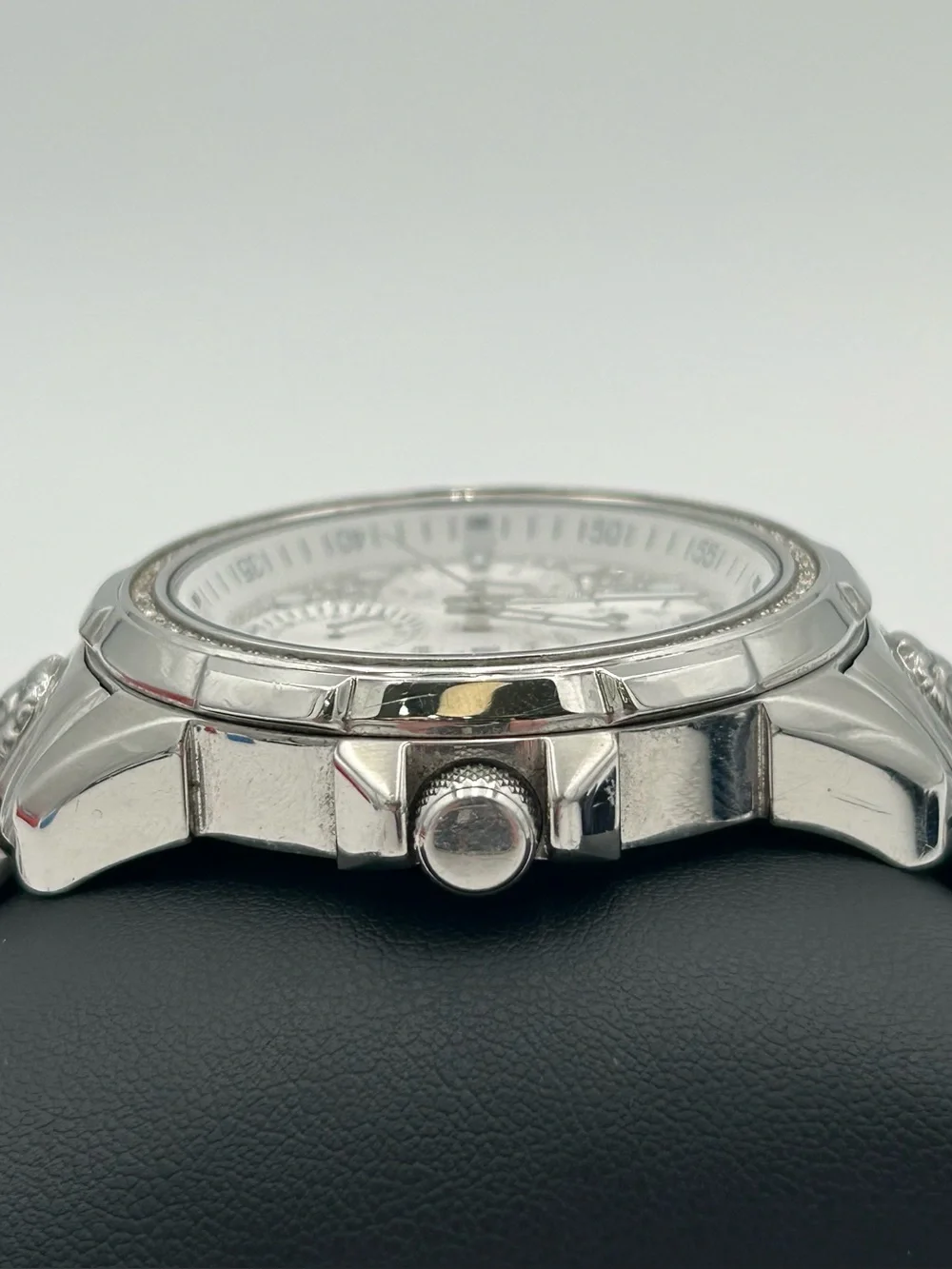 Versus Versace Silver Crystal-Accented Stainless Steel Watch